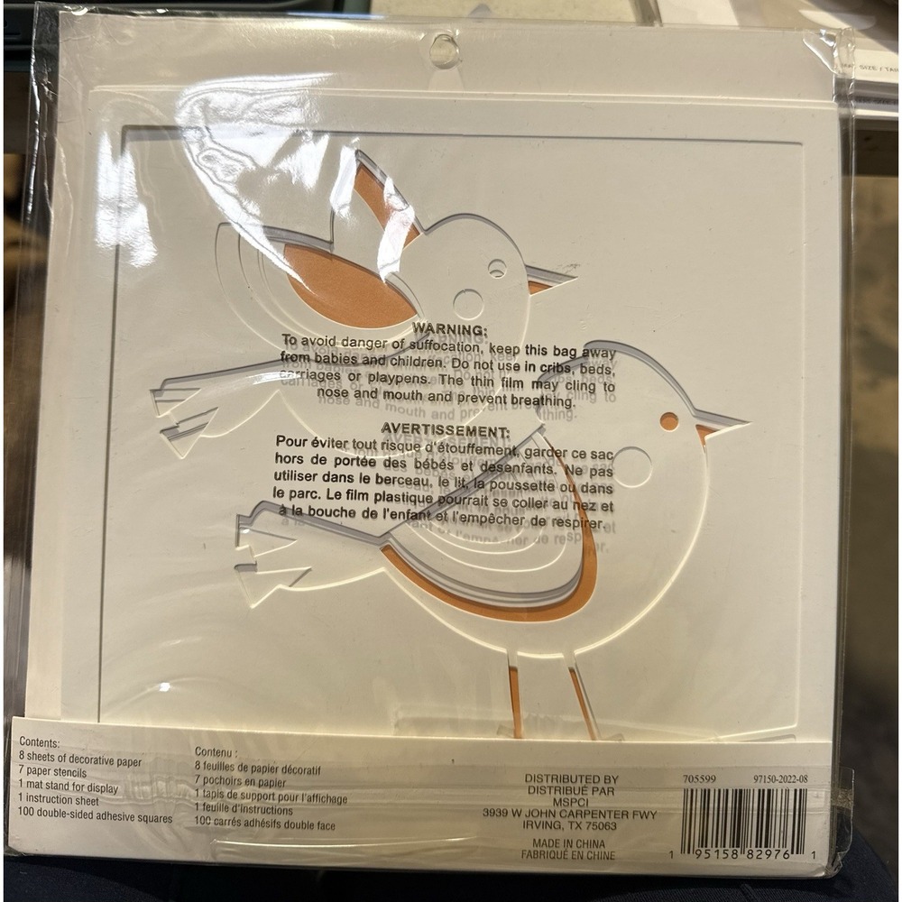 Recollections Birds Paper Layering Craft Kit New - Picture 2 of 2